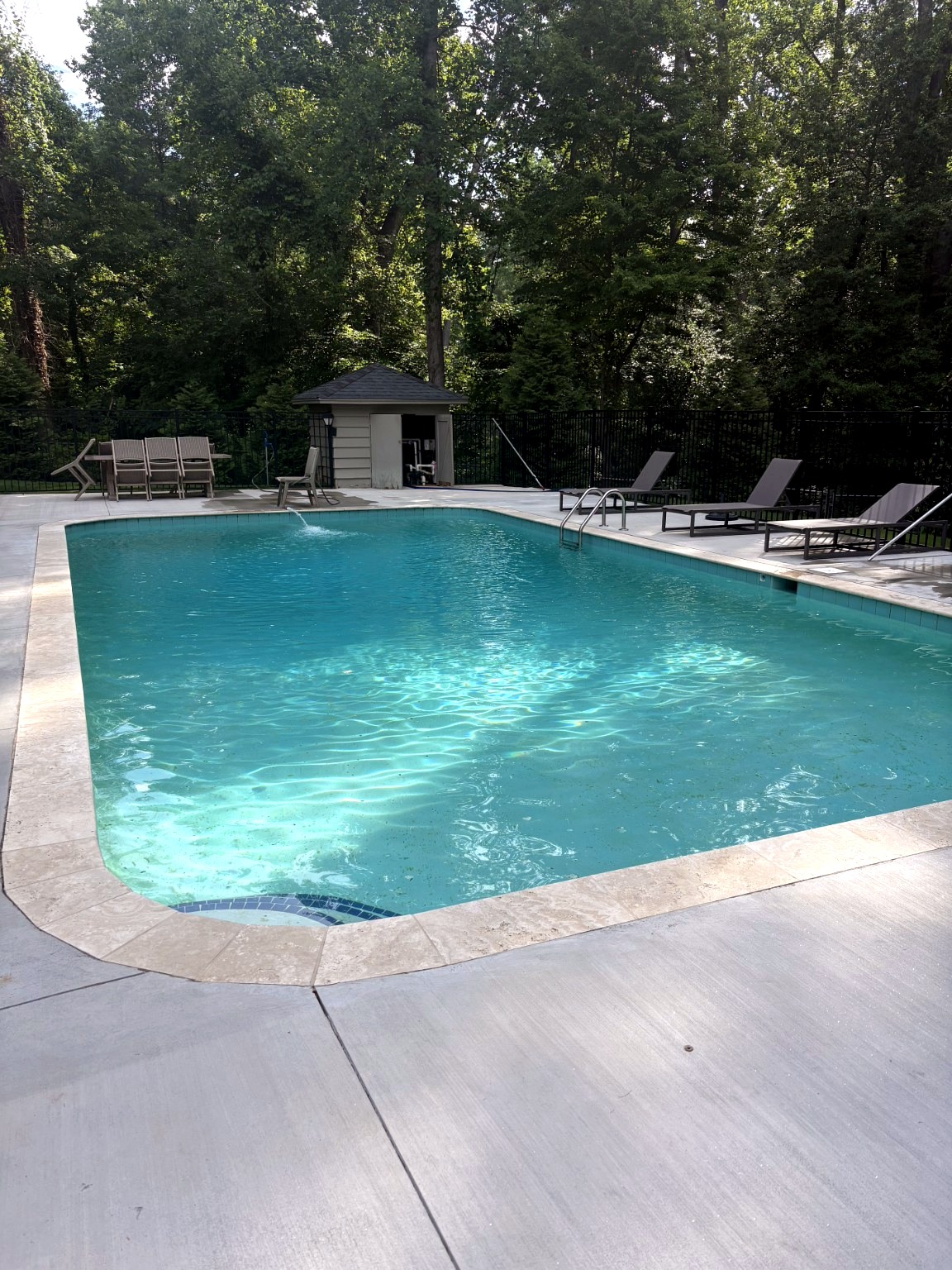 Pool after cleanup